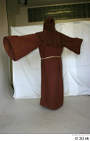  photos medieval monk in brown habit 1 Medieval clothing brown habit monk t poses whole body 0002.jpg